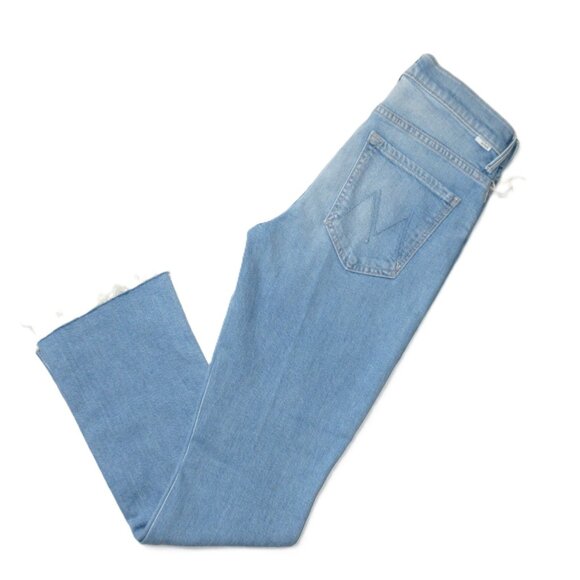 NWT Mother Insider Ankle Fray in Friendly Reminder High Crop Bootcut Jeans 27 - Picture 13 of 13